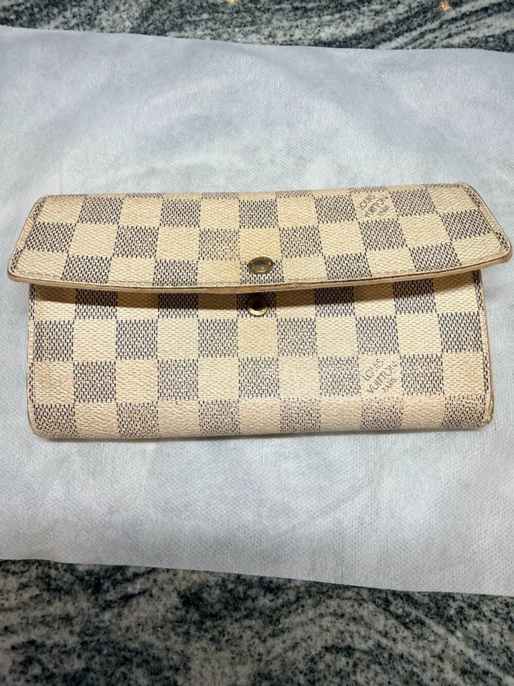 PROJECT Louis Vuitton Damier Azur Long Wallet